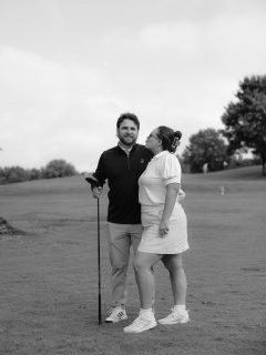 Wedding weekends are meant to be more than one big day. I wanted the people I love to have time together, make memories and spark a little friendly competition before Stephen and I said ‘I do.’ Friday morning we grabbed clubs, made teams and teed off to kick off our celebration. Watching friends meet for the first time, laughing over putts and sneaking in a few mulligans made my heart so full. Looking back, we had no idea how many golf lovers would show up. We also did not anticipate a custom suit inspired by Scottie Scheffler making an appearance at our reception. Out of this world! Our friends came to play and did not disappoint.

With the @therydercup happening this weekend, it felt perfect to share these photos now. While I am cheering for Team USA, it is safe to say Team Montgomery is the real winner.

Photographer: @michellelyerly 
Custom Made Scottie Scheffler Suit: @nickroymagic